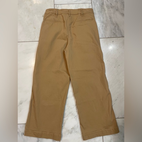 Vigoss women’s Duu Dylan wide barrel leg khaki color crop pants waist 31 - Picture 6 of 10